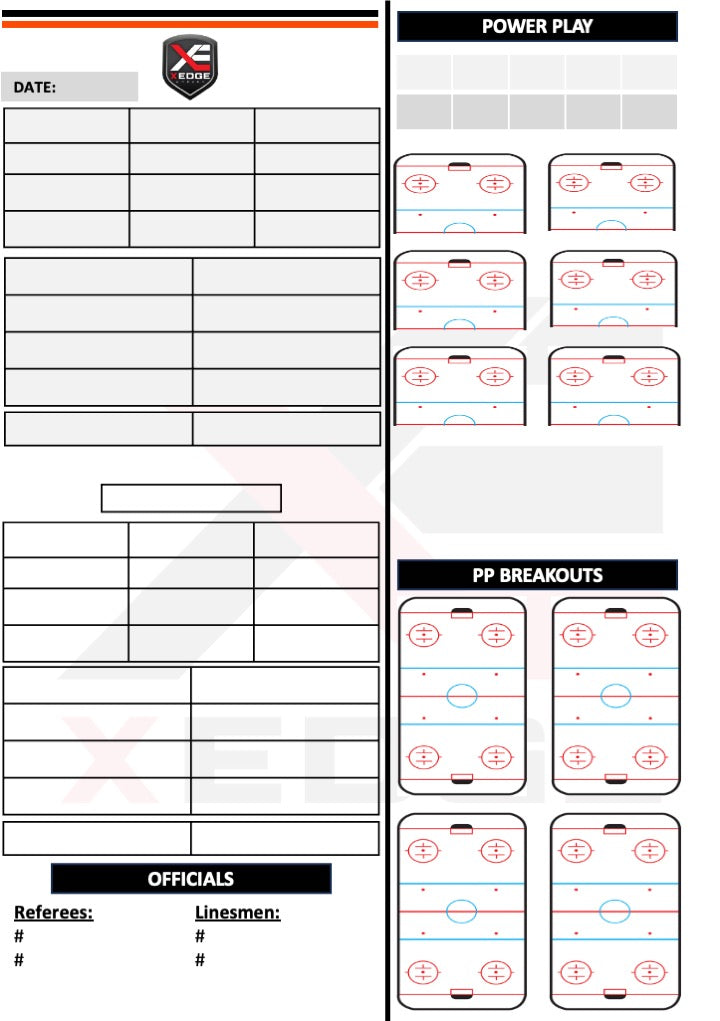 Hockey Strategy Book