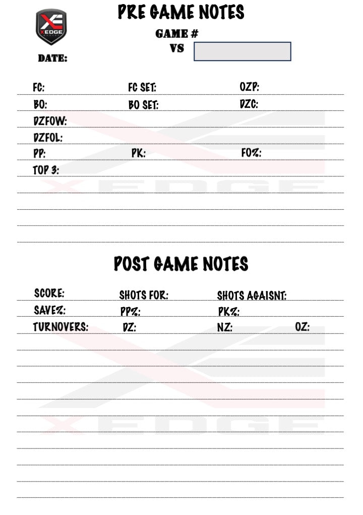 Hockey Strategy Book