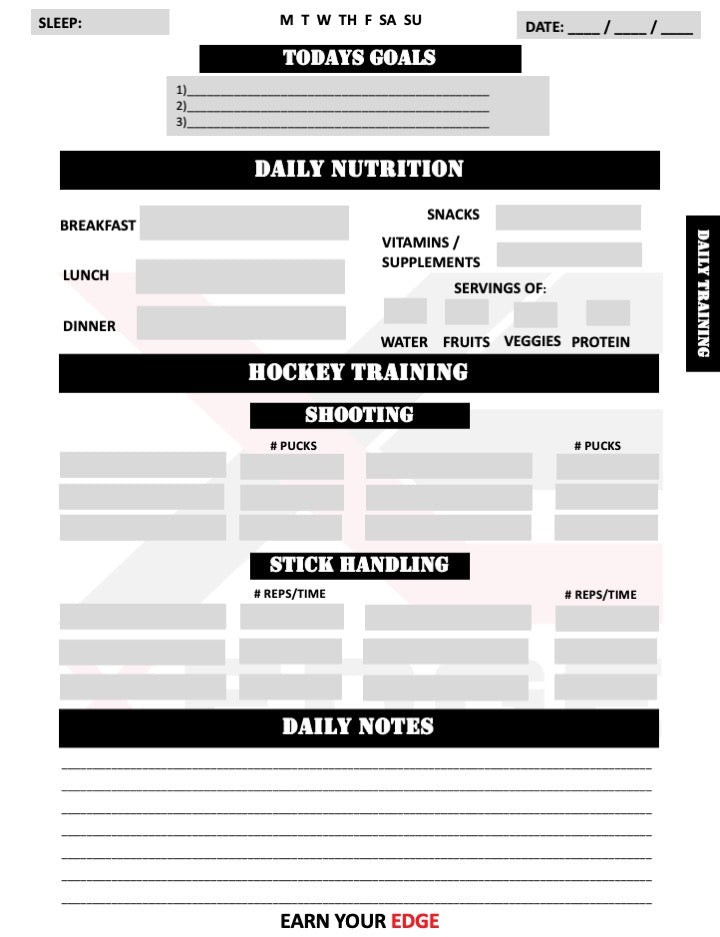 Hockey Training Journal