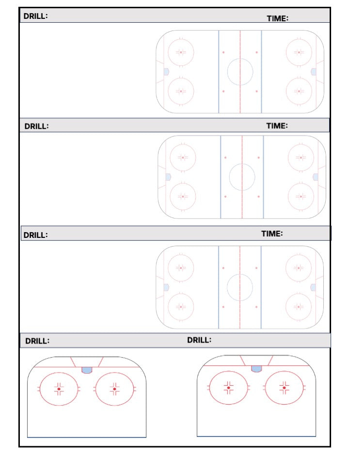 The Hockey Practice Plan Notebook