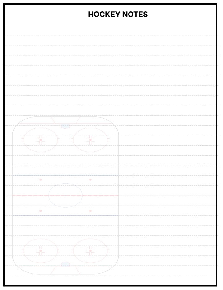 The Hockey Practice Plan Notebook